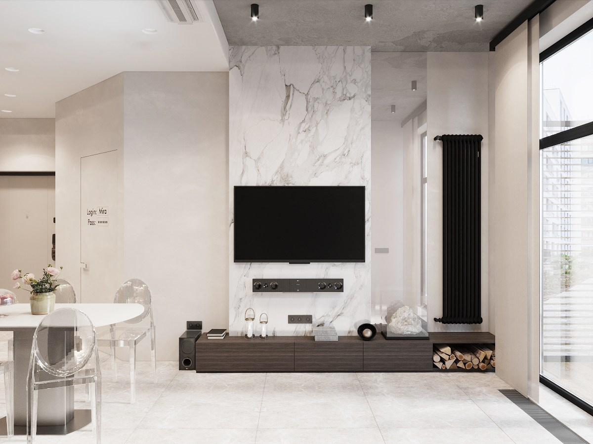 ЖК Первый квартал. Квартира с террасой. АСТАХОВА DESIGN дизайн интерьера +7 985 220 6109