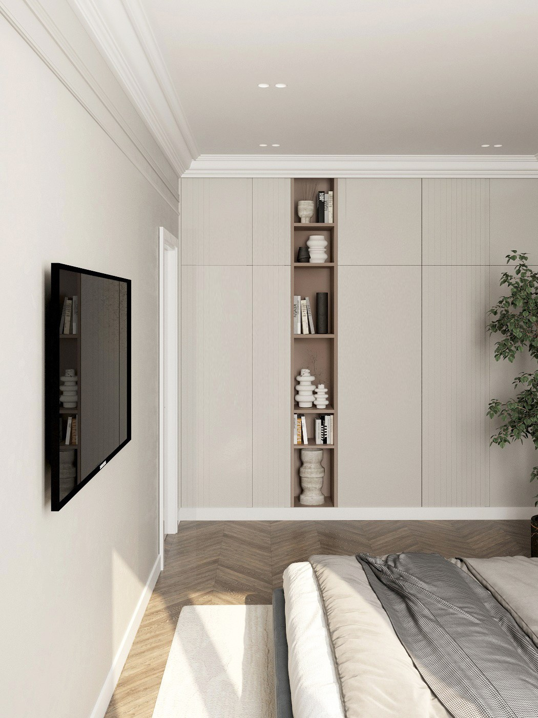 Гостевая спальня. Частный дом, ЖК Лесная гармония