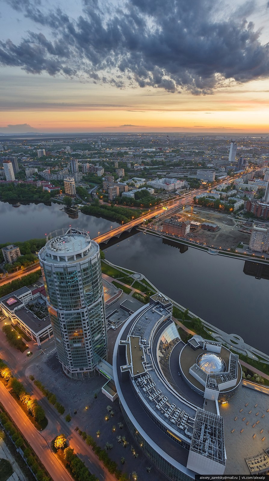 Город с высоты. Фотограф Алексей Зарецкий