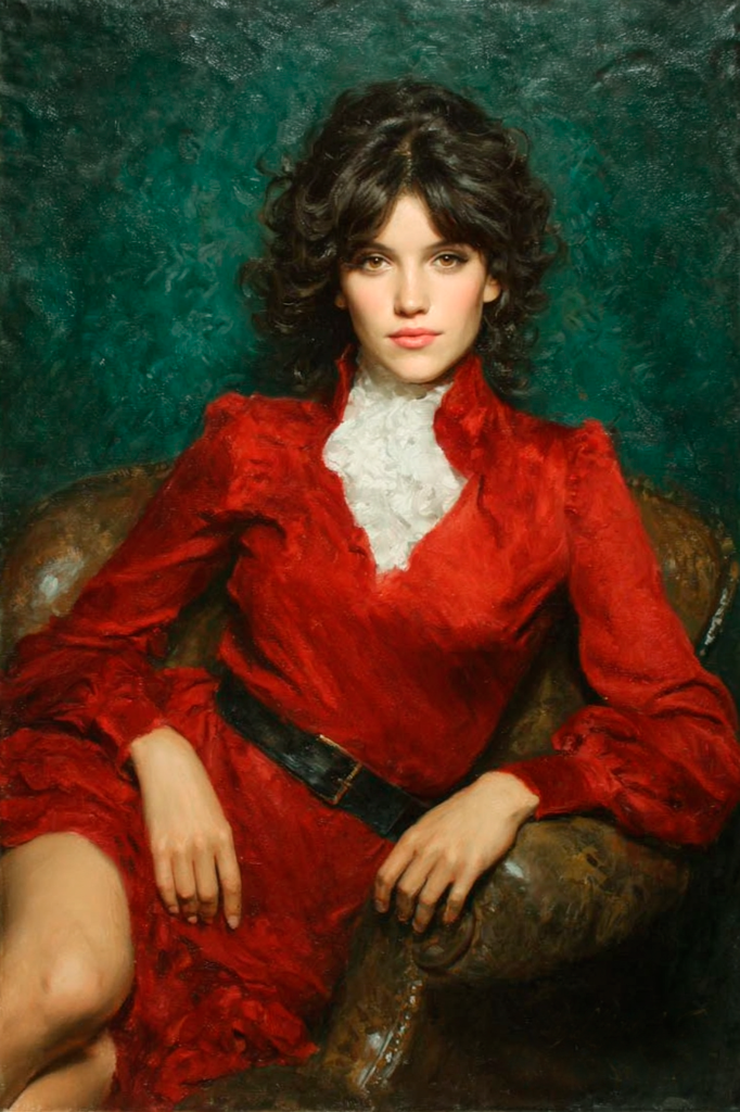 "Ира"  Холст, масло. 100 х 75 см. 