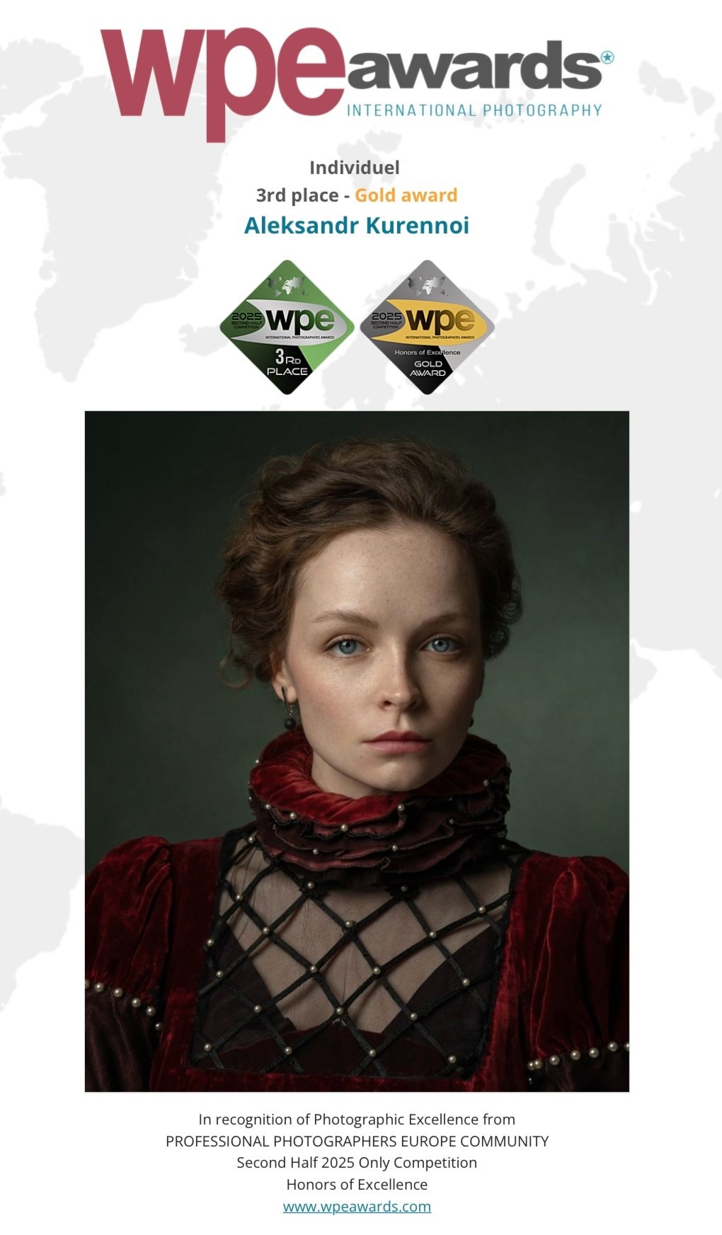 Achievements. Photographer Aleksandr Kurennoi