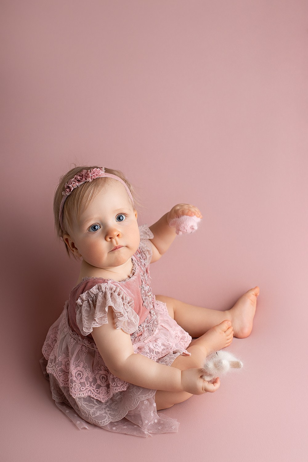 1 Годик Диане. Фотограф новорождённых и малышей до года в Москве и Московской области