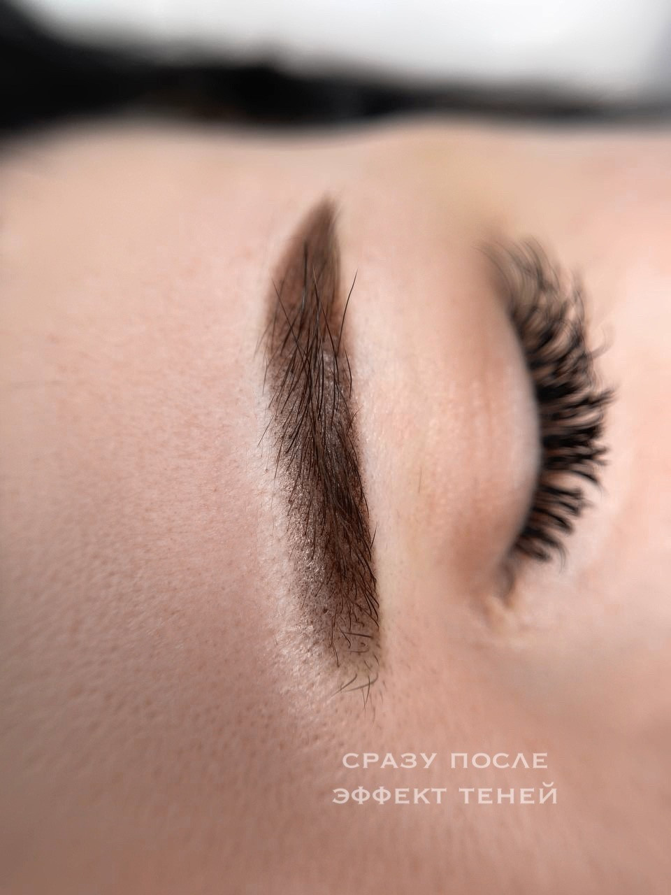 БРОВИ сразу после процедуры. Перманентный макияж и удаление старого татуажа в Ростове-на-Дону Дарья Исакова