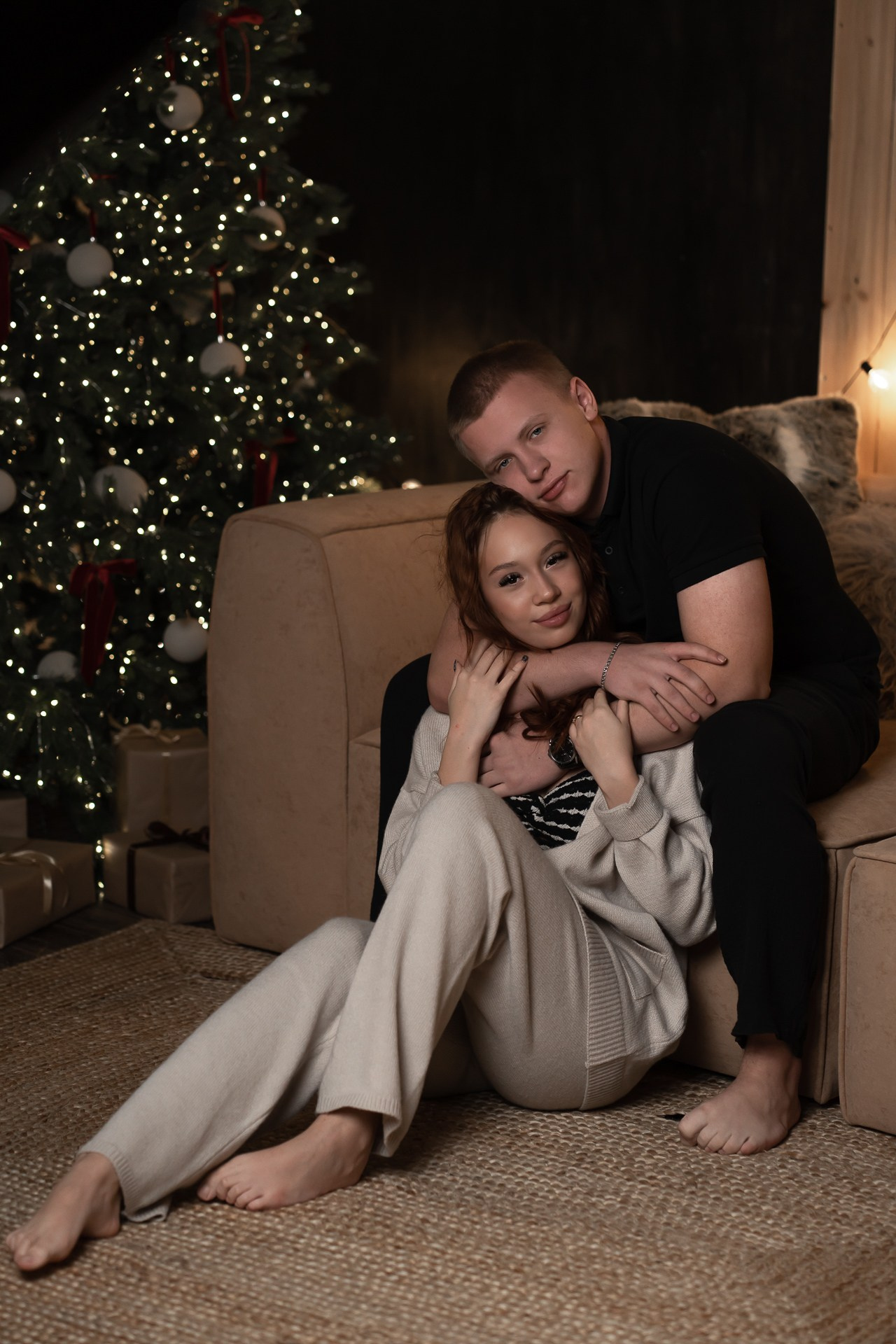 Новогодняя ЛавСтори Вероника и Саша. Фотограф в Красноярске. Юлия Чаушанская