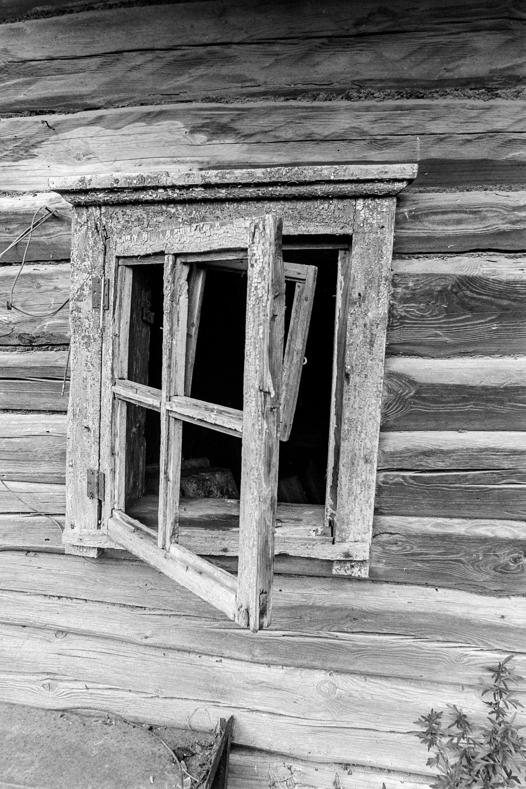 Заброшенный дом. Плёнка ILFORD FP4+