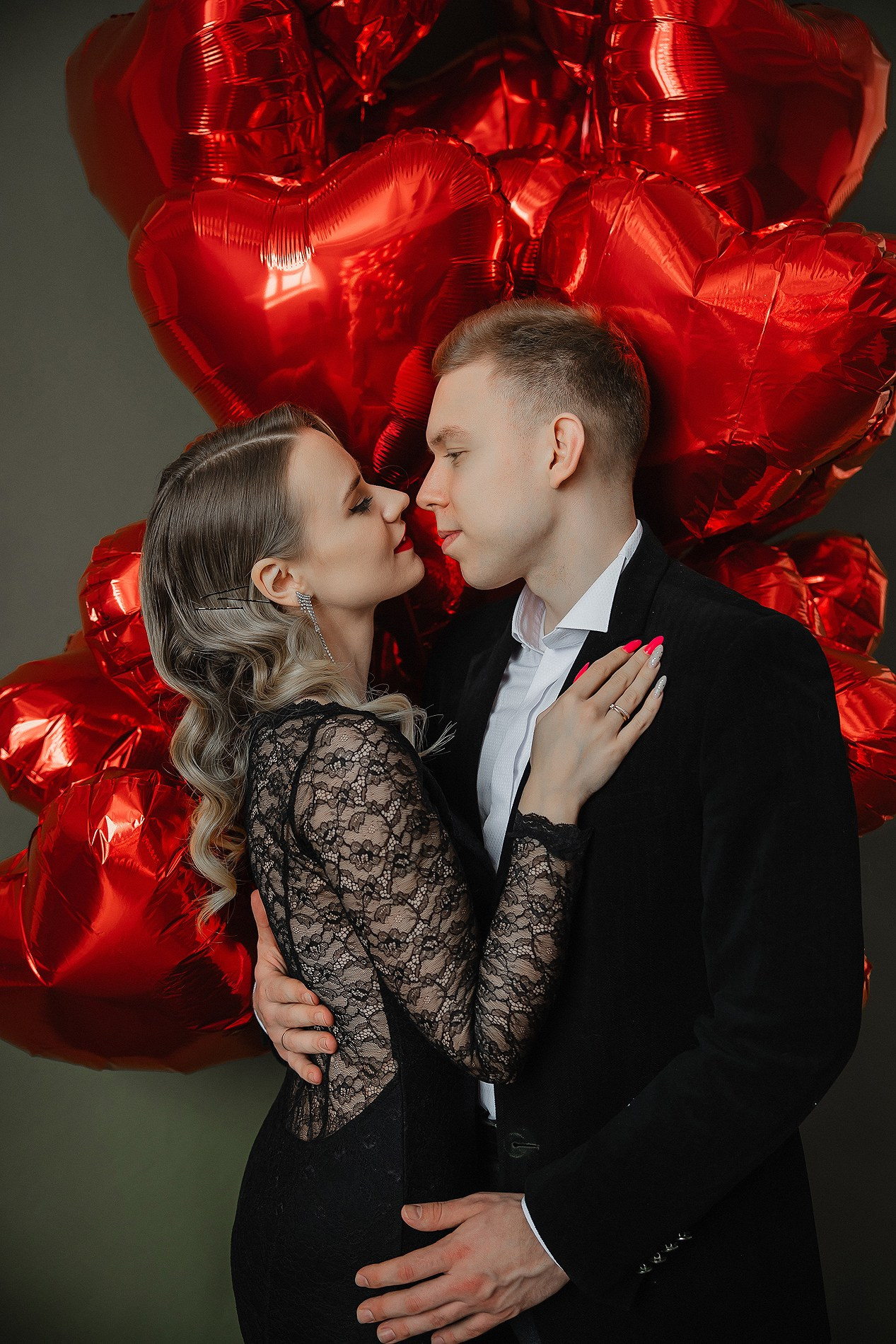 Love story в студии. Фотограф Олеся Жомер
