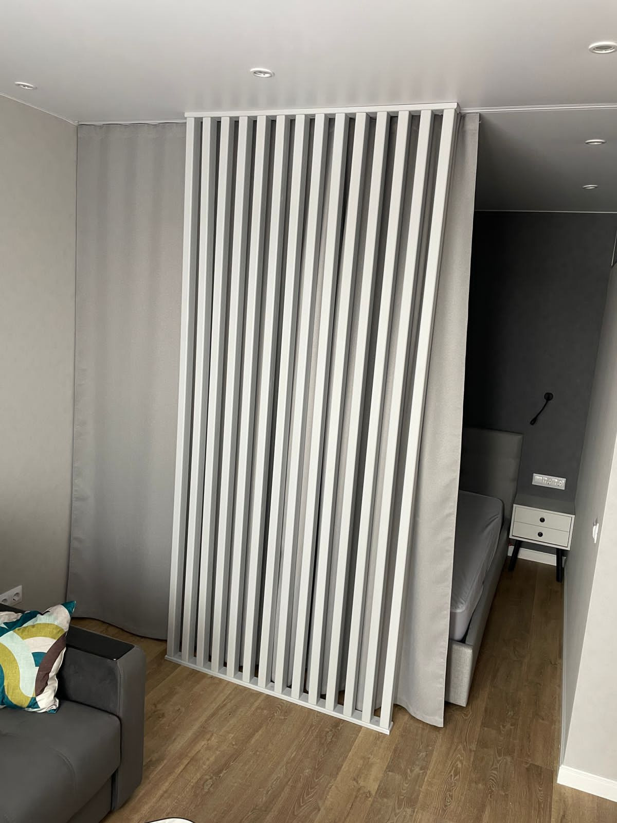 Нескучный серый интерьер. Батракова Наталья дизайнер интерьеров Санкт-Петербург Москва Архангель