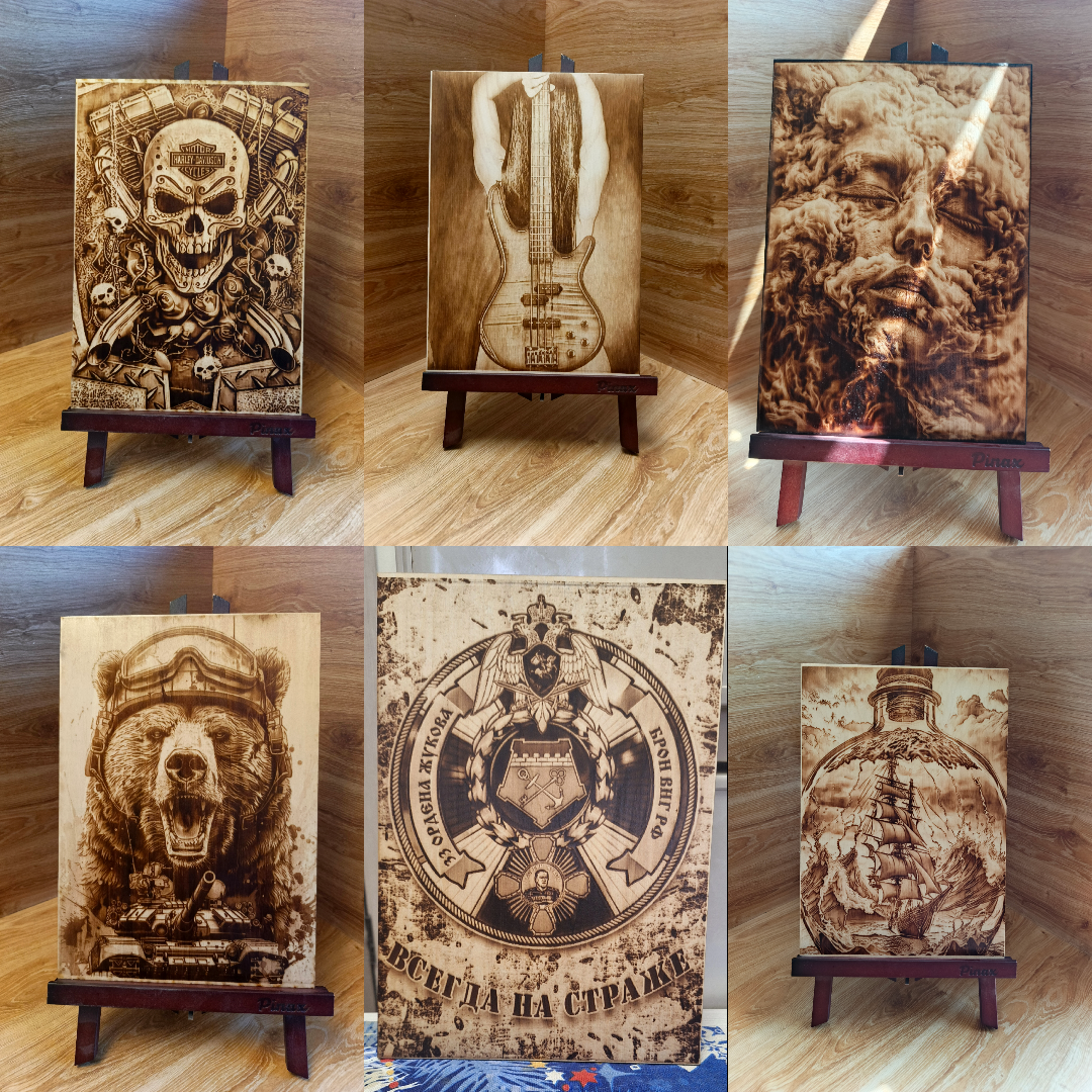 МАСТЕРСКАЯ. Выжигания картин и портретов по фото