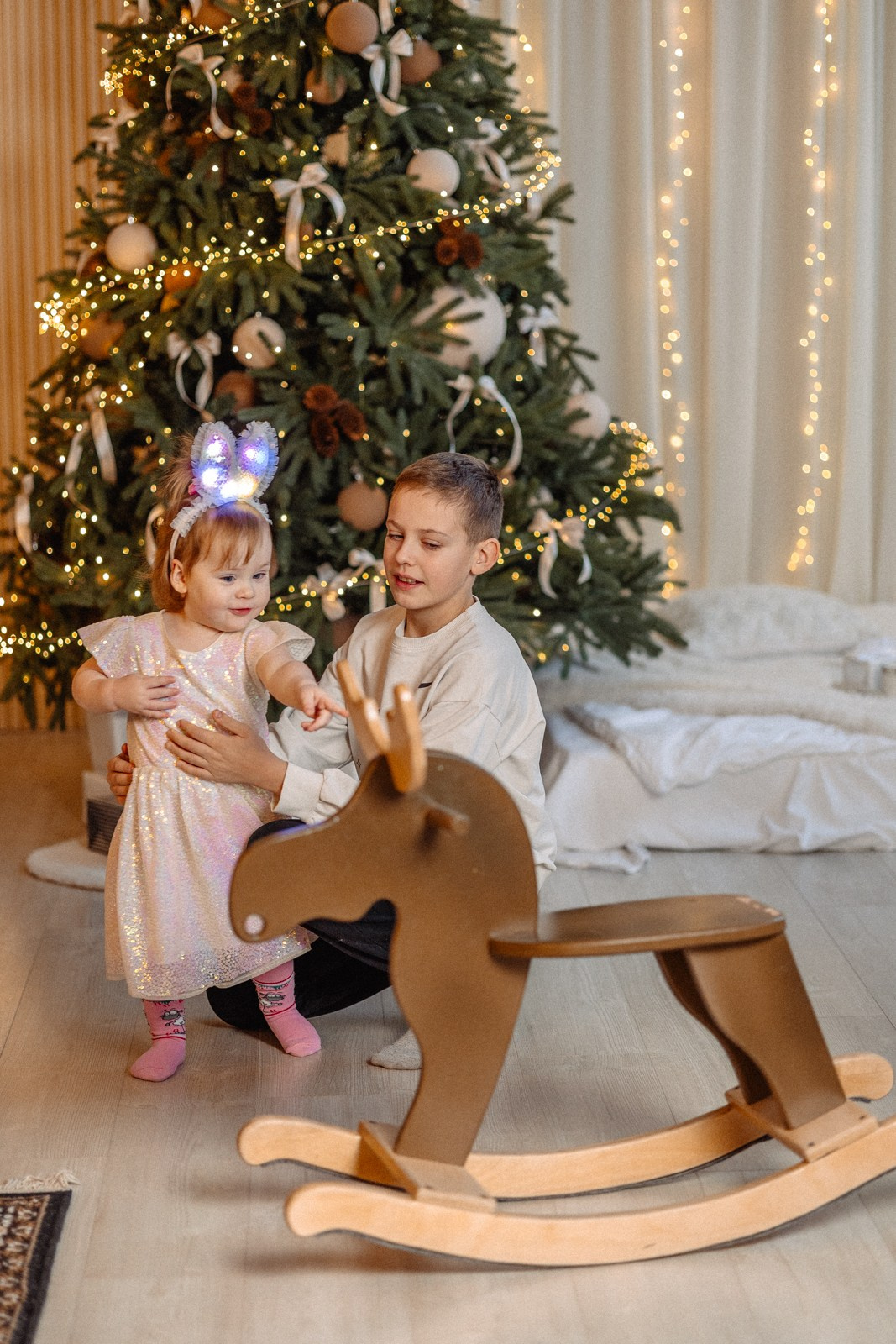 Новогодняя в студии. Семейный фотограф в Дзержинске Наталья Лаэтина