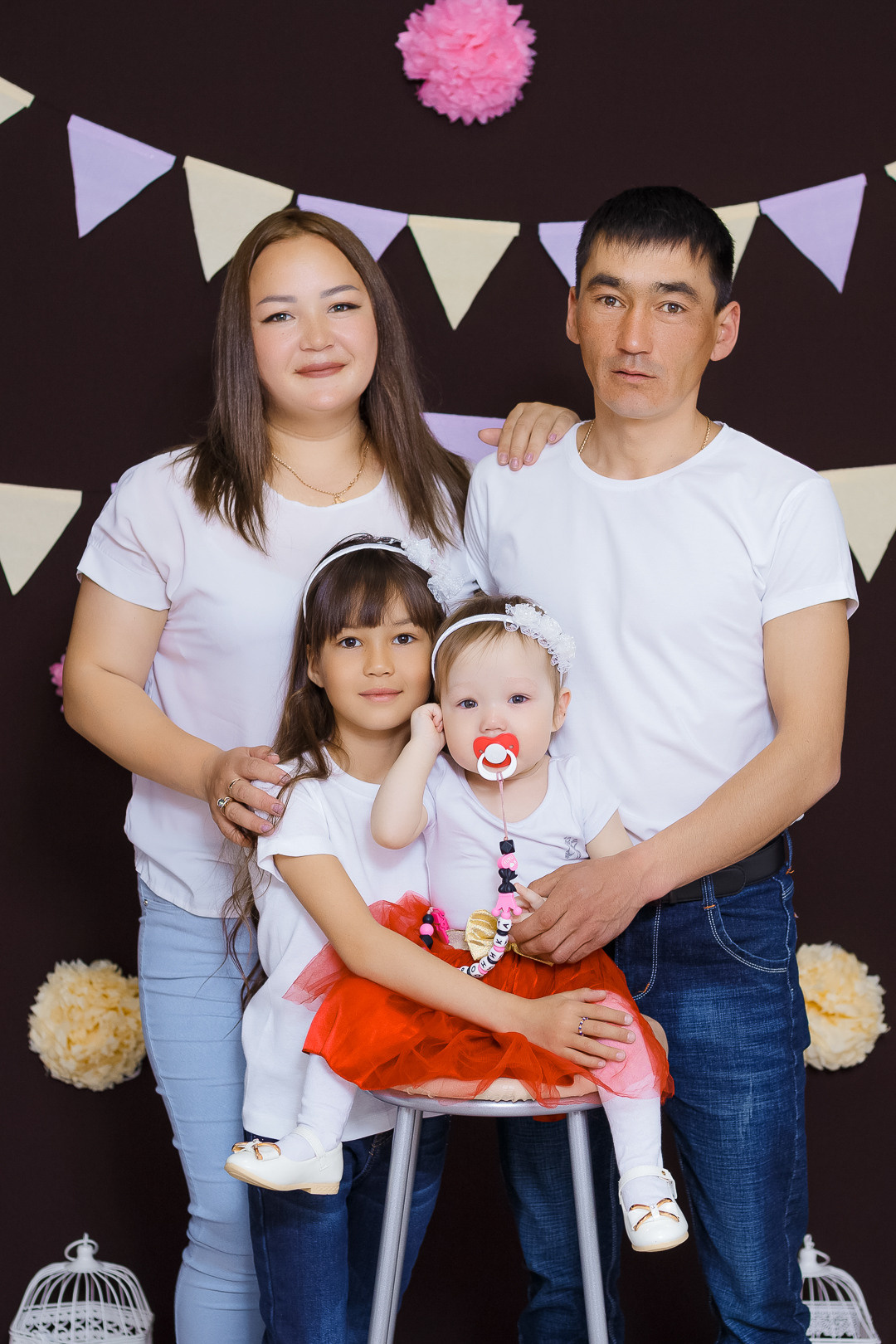 Семейная фотография для альбома