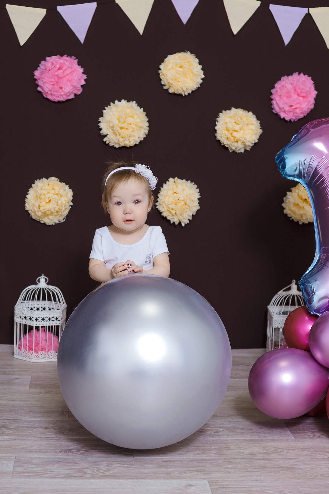 Фотосессия в честь первого дня рождения