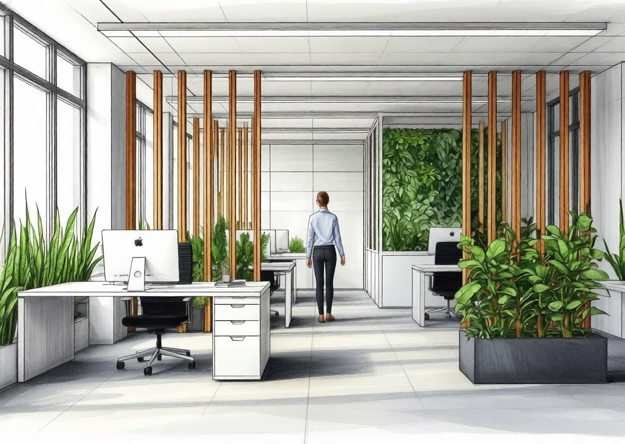 Админ офис типографии. Дизайнер интерьеров в Спб Григорьева Майя