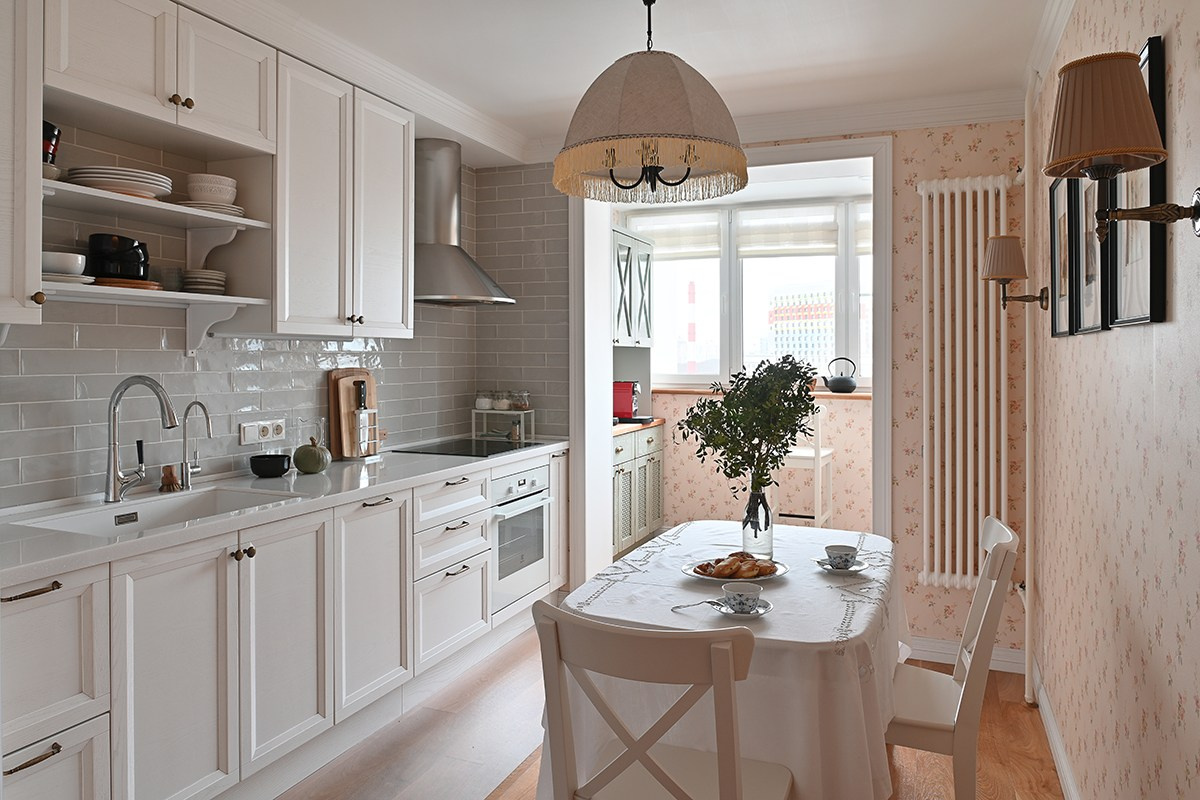 Дизайн интерьера 2-комнатной квартиры в стиле прованс в Москве. Ольга Саакян Ι Дизайн интерьера в Москве: планировка, подбор отделочных материалов, чертежи для строителей и надзор за ремонтом квартиры