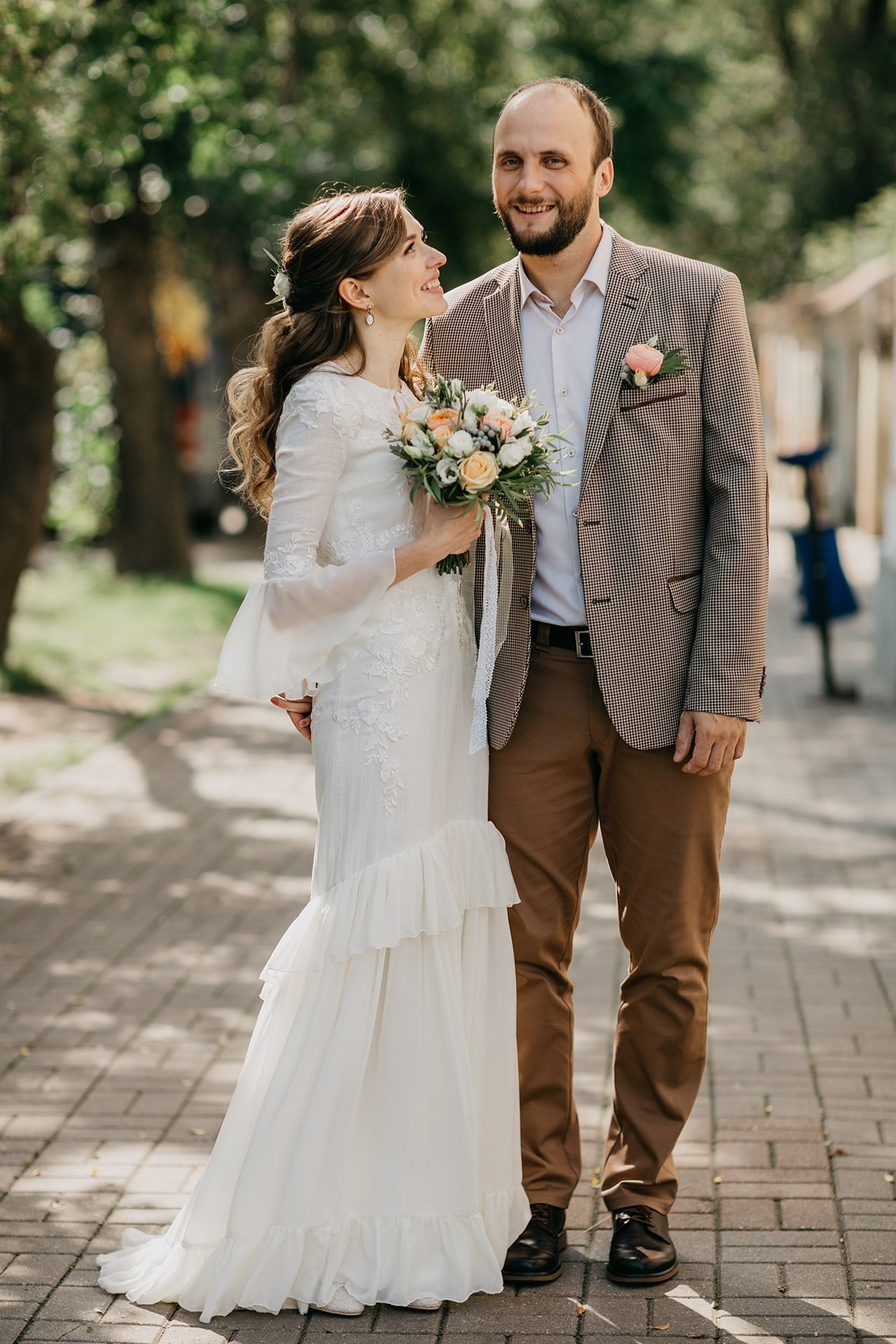 Примеры свадебных платьев. Модельер Евгений Бременев