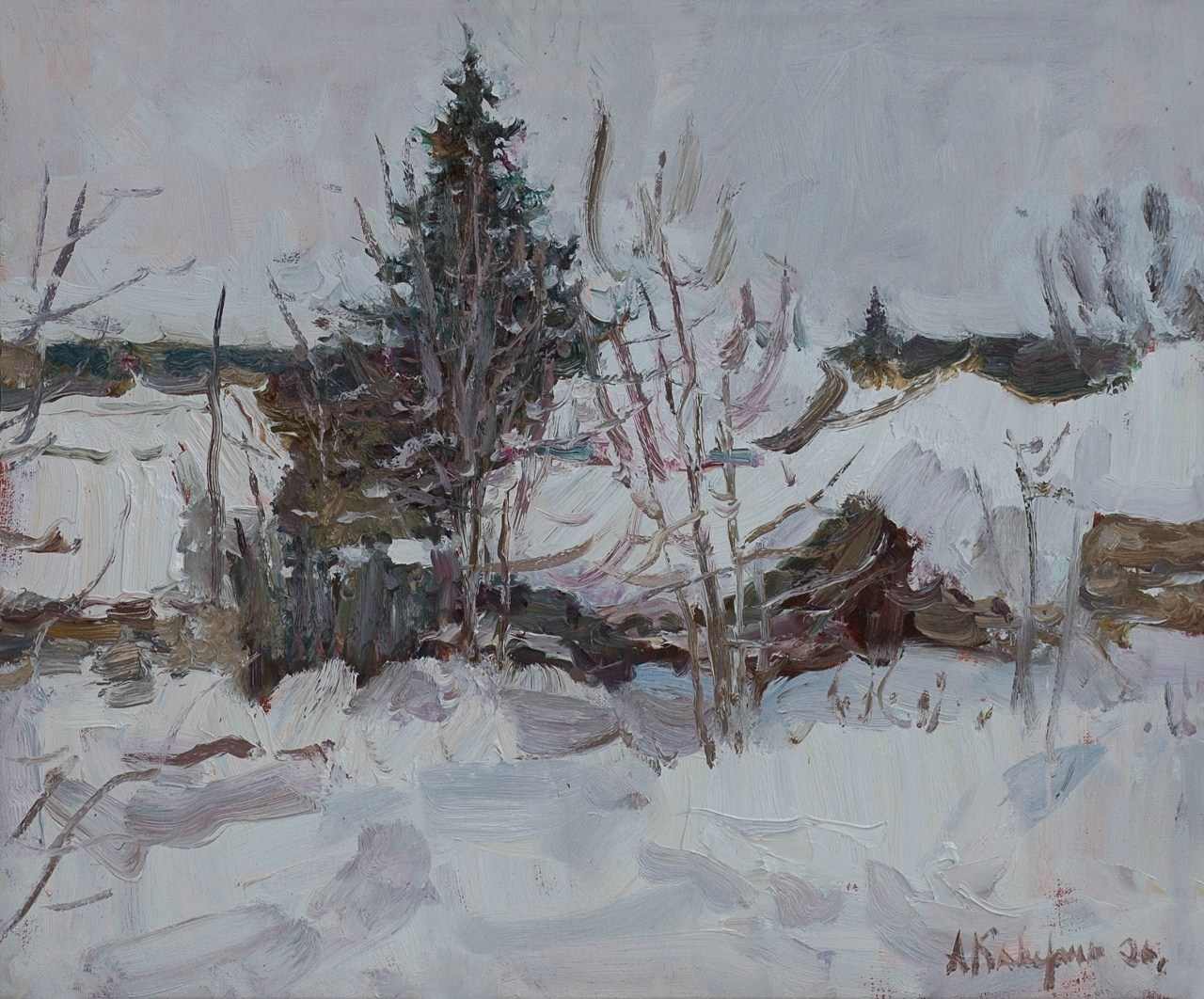 Аргамач-Пальна. Заснеженный дворик