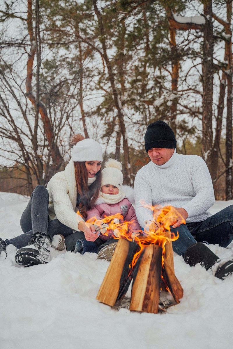 Зимняя фотосессия в лесу. Фотограф в Самаре Екатерина Кроз