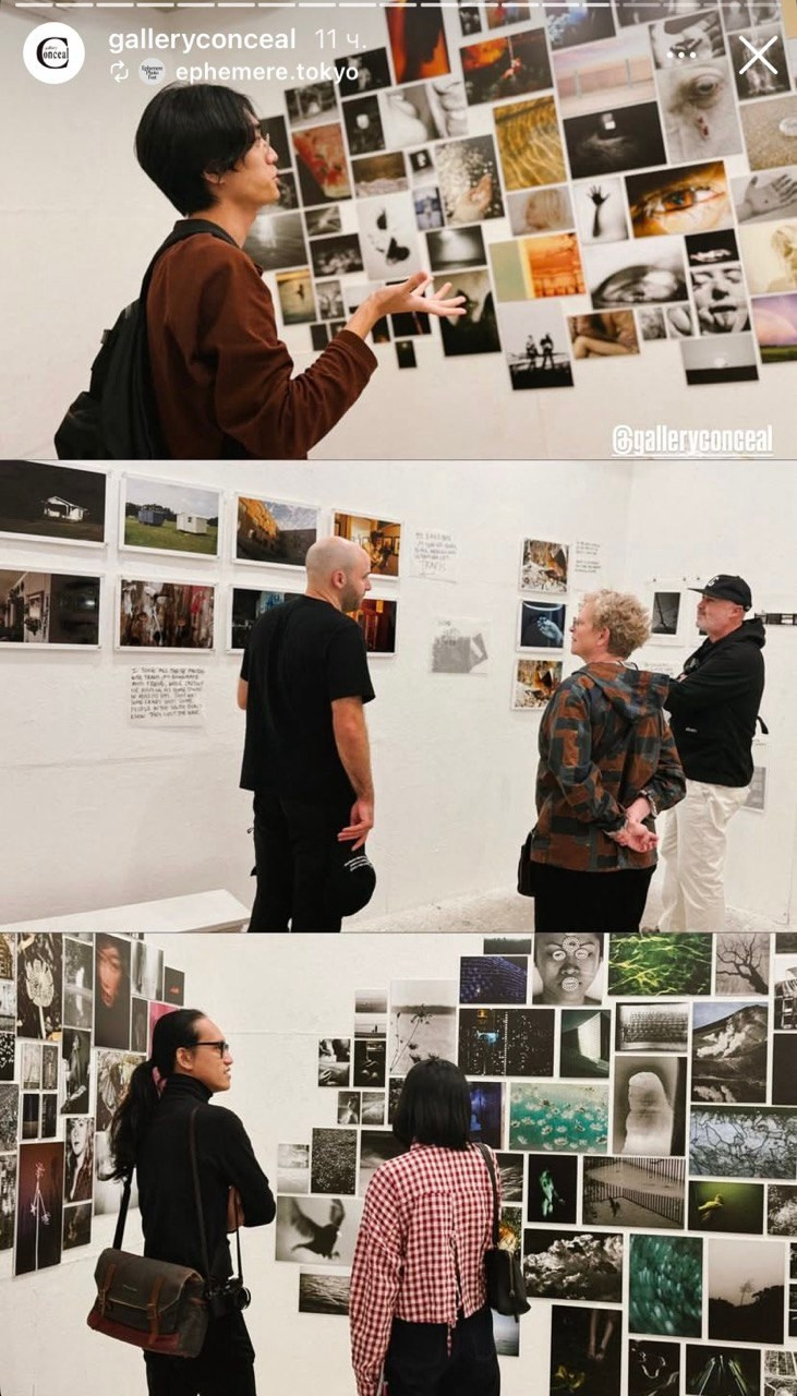 Принимаю участие в Ephemere Photo Fest в галерее Conceal Shibuya, Токио, Япония. Фотограф — документалист Елена Серафимова