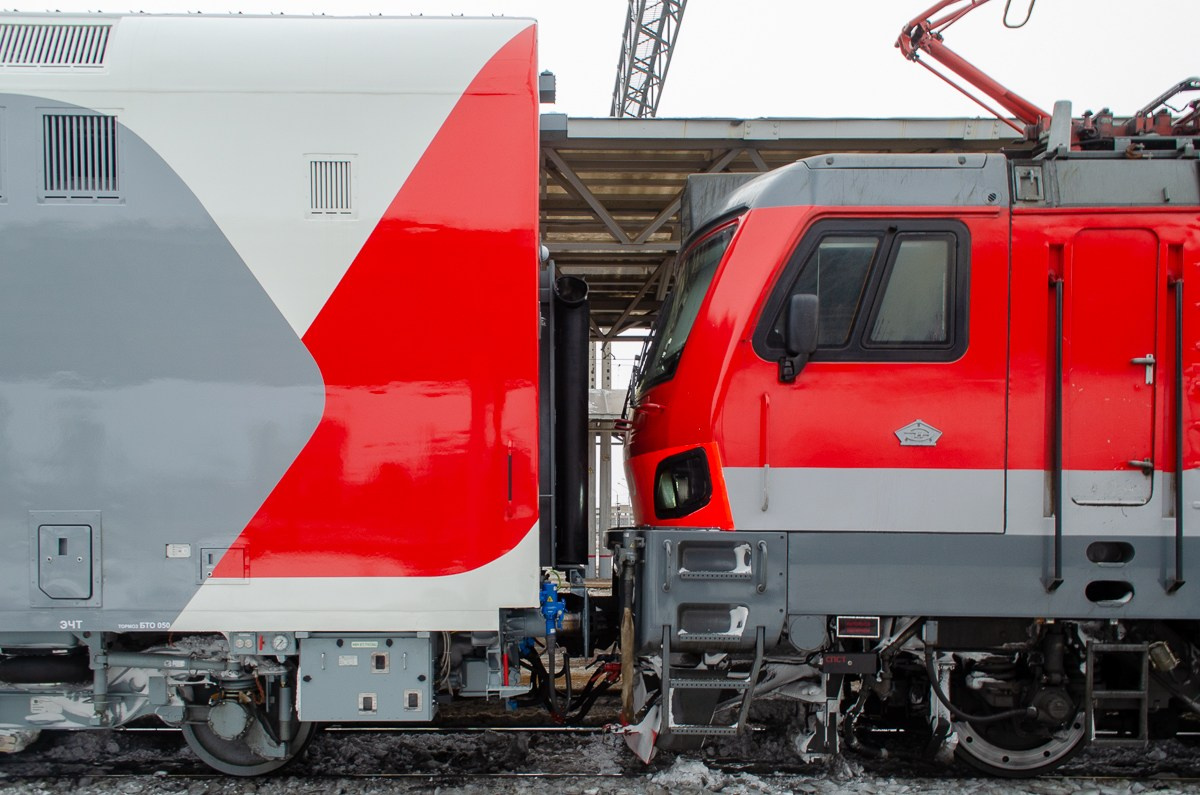 Первое прибытие двухэтажного поезда в Красноярск. Данила Попов • Фотограф Хакасия •