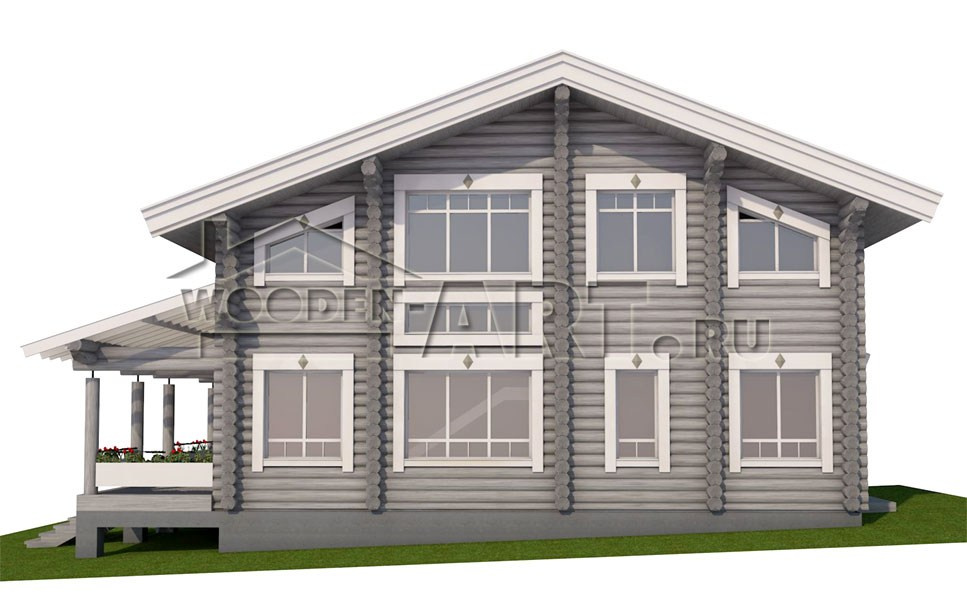 «Романовка» 223 кв. м. Проекты деревянных домов