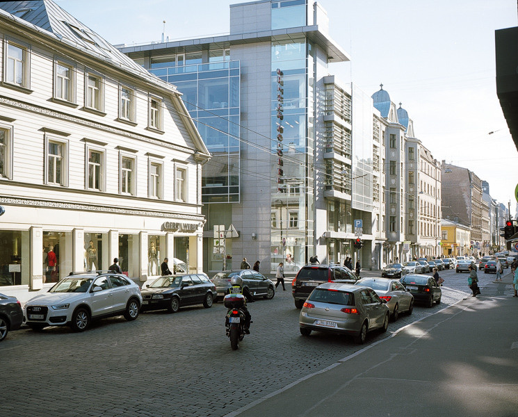 Central Riga. Pigment print 100x105 cm