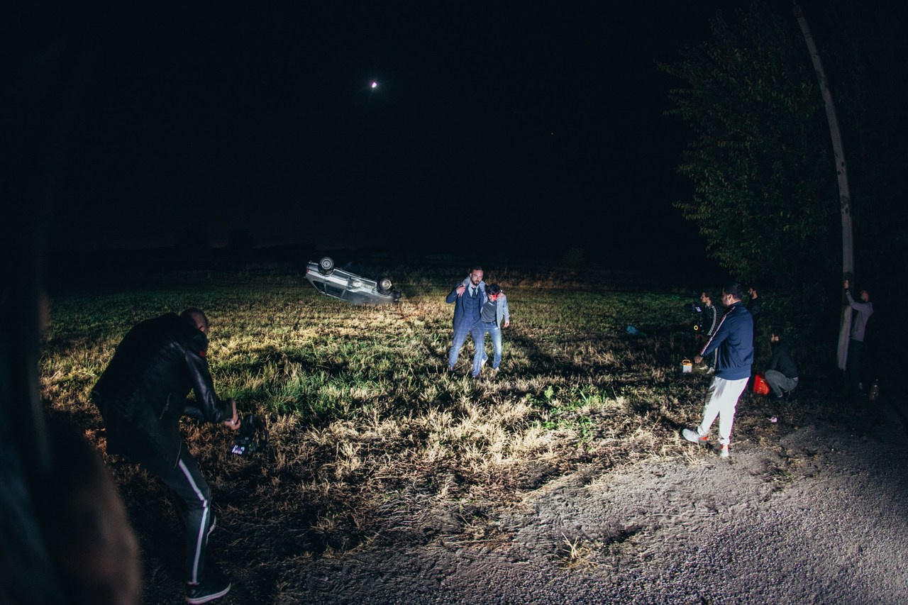 Бэкстейдж съемка рекламы. Фотограф Денис Денисов