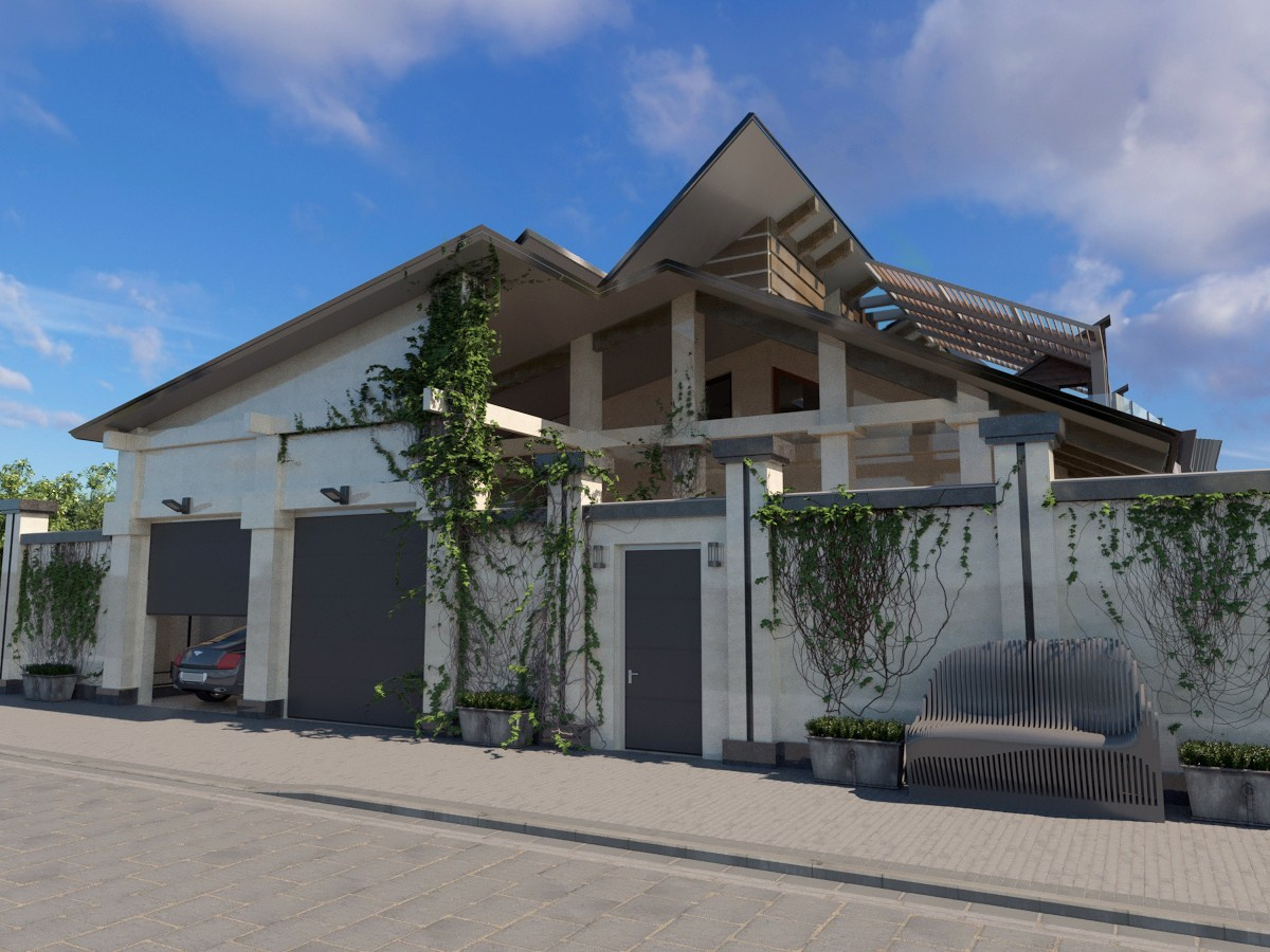 Проект частного дома в деревне Михалково