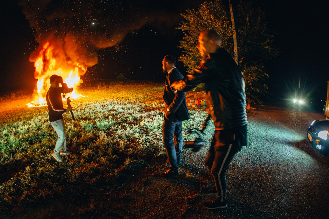 Бэкстейдж съемка рекламы. Фотограф Денис Денисов