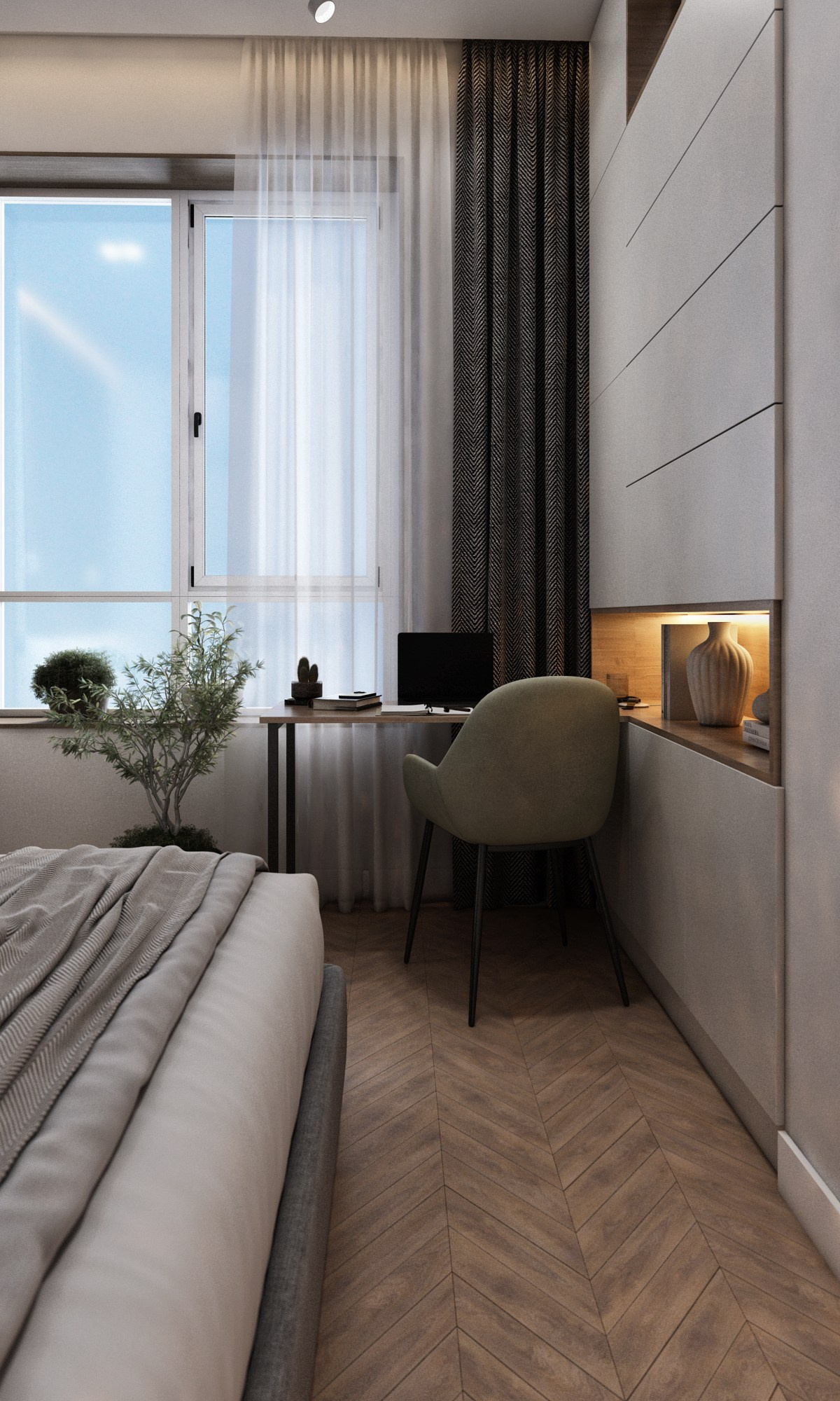 Стильная квартира ЖК Садовый квартал г. Владивосток. Дизайн-проекты жилых и общественных пространств во Владивостоке