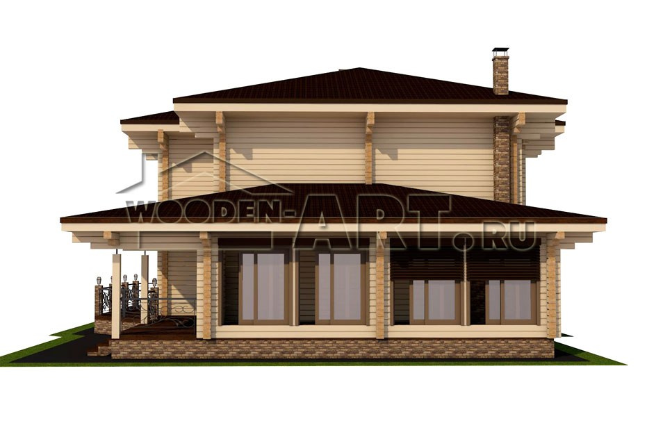 «Ильинское» 489 кв. м. Проекты деревянных домов