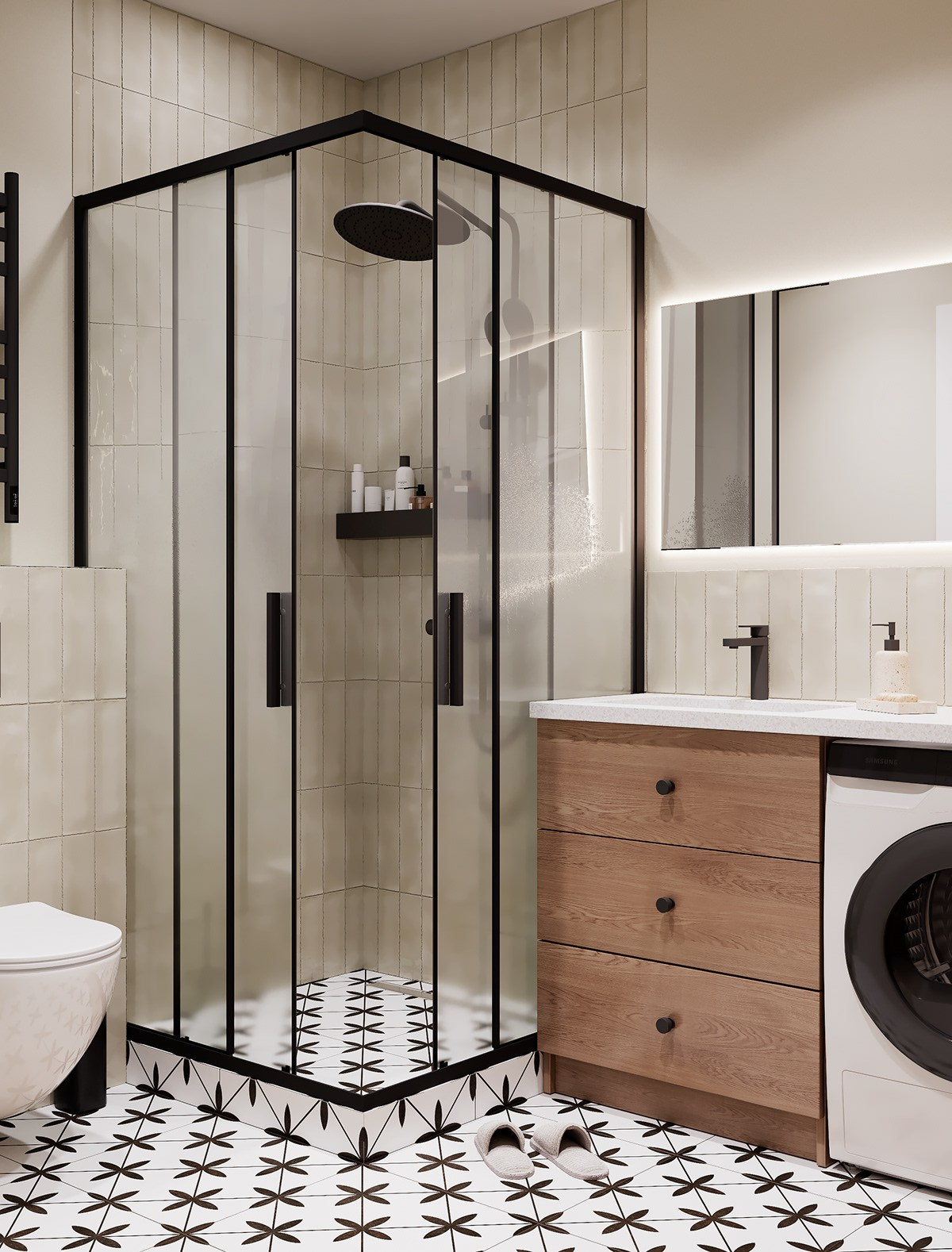 Водный стадион 28.8 m². Москва. Заказать 3d визуализацию интерьеров — Дарья Веденёва