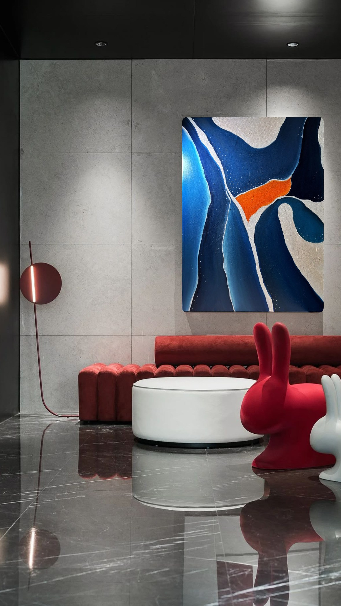 Картина «Галактика Леонель» 50×70. Художник Виктория Руш из Москвы