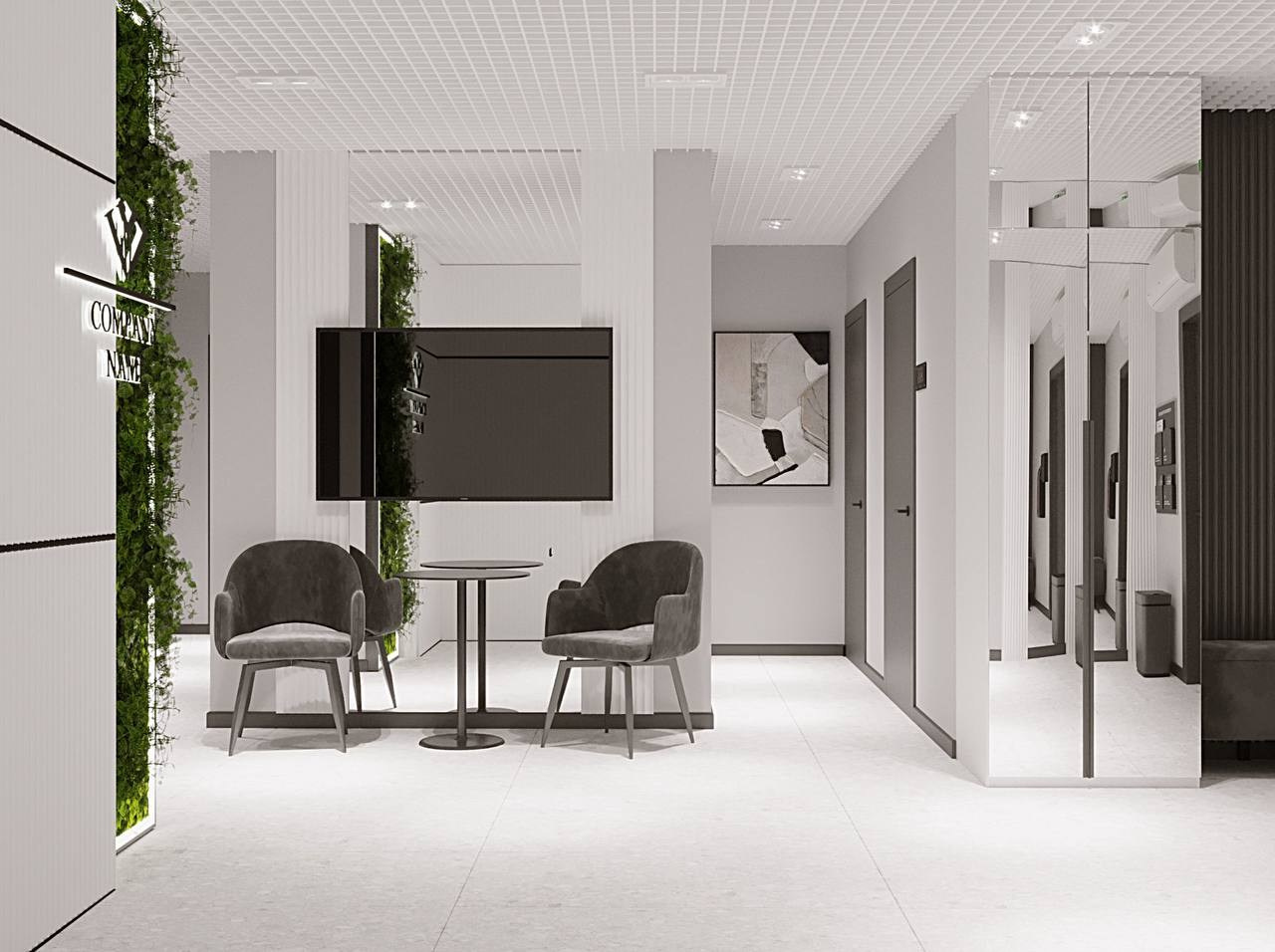 Клиника Воронеж. Студия Дизайна интерьера Tsvetdesign. Дизайнер в Санкт-Петербурге