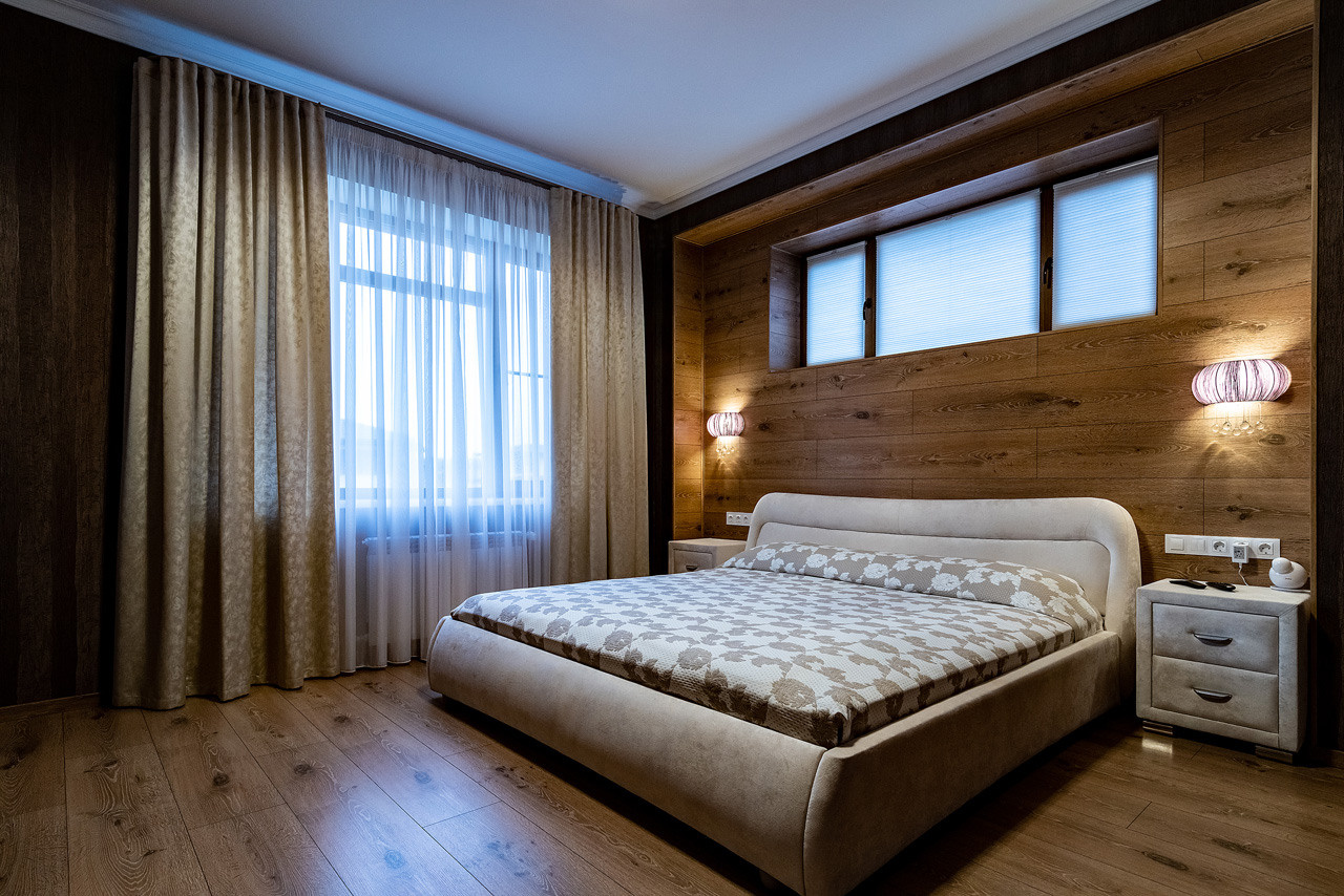 Заказать шторы блэкаут в спальню. Шторы на заказ в СПб. Выезд дизайнера, карнизы, жалюзи и рулонные шторы