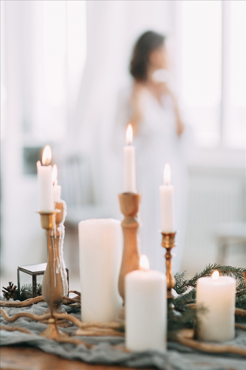 Стильная зимняя свадьба