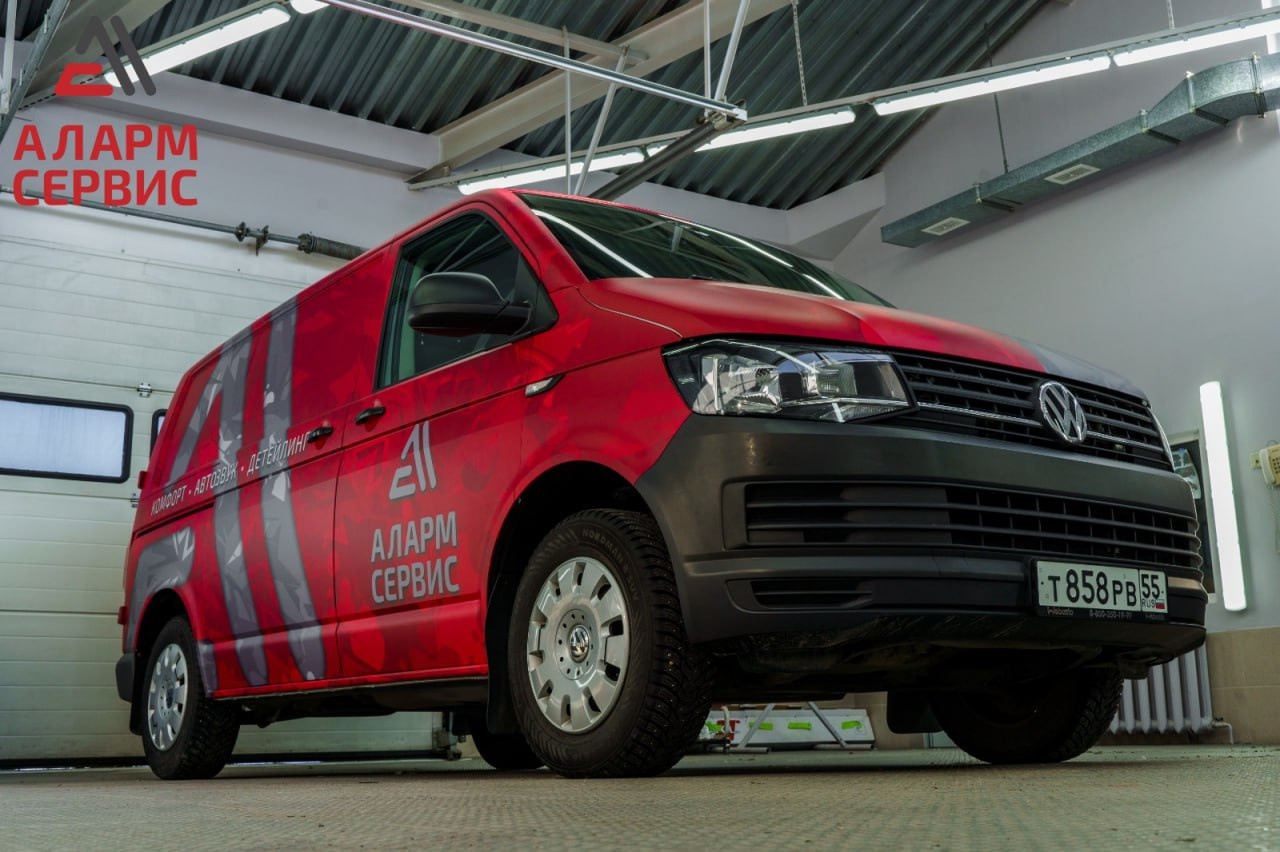 Винилография на VolksWagen Transporter. Студия дизайна и оклейки авто Barmaley Design