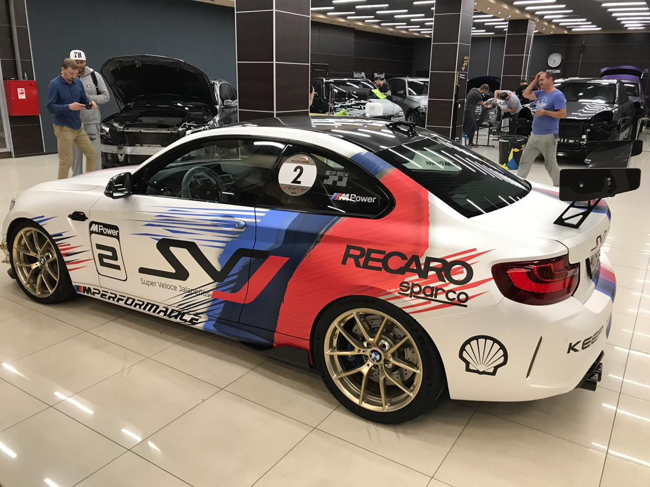 Винилография на BMW M2. Студия дизайна и оклейки авто Barmaley Design