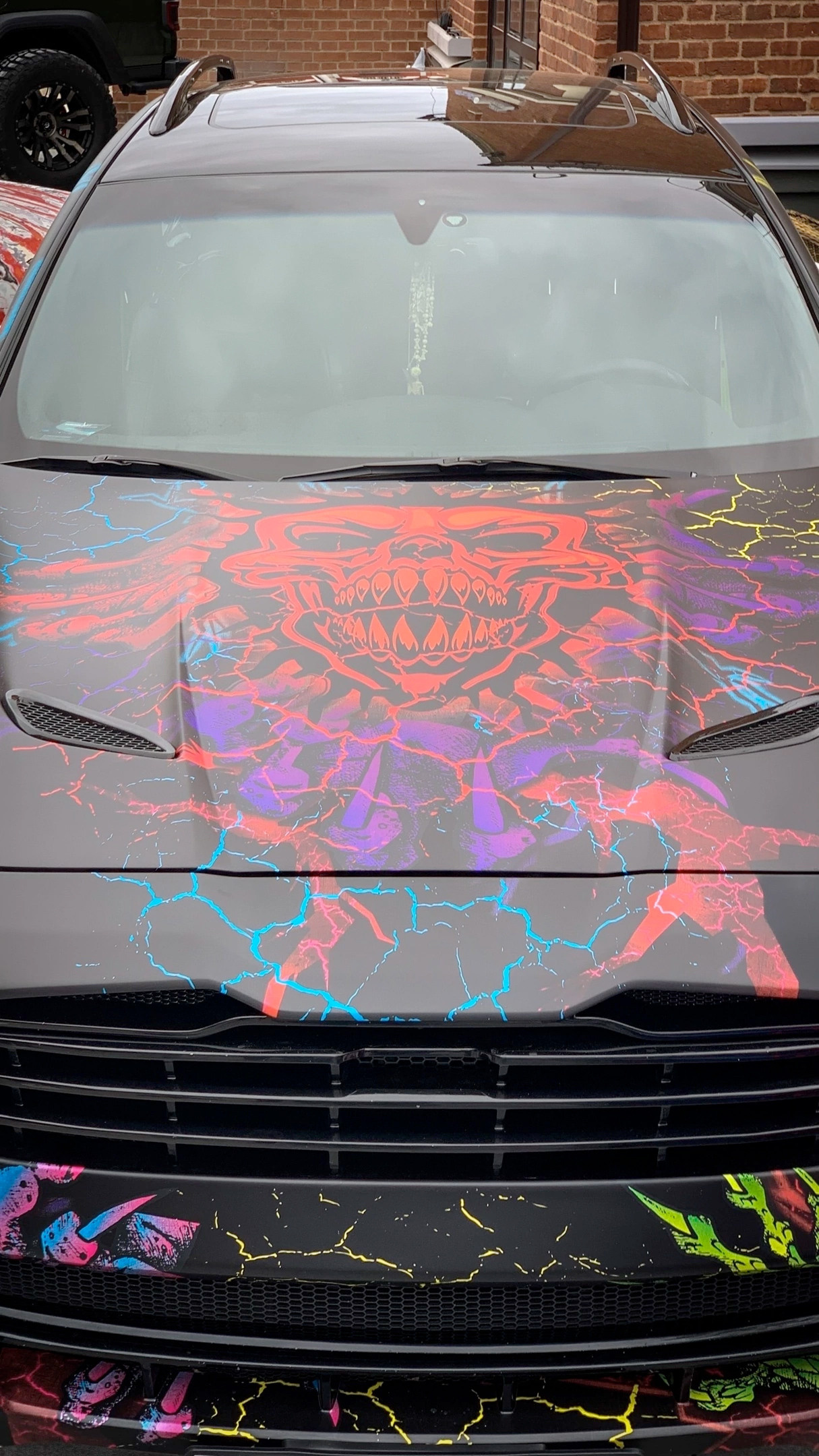 Винилография на Infiniti QX35 Draco. Студия дизайна и оклейки авто Barmaley Design