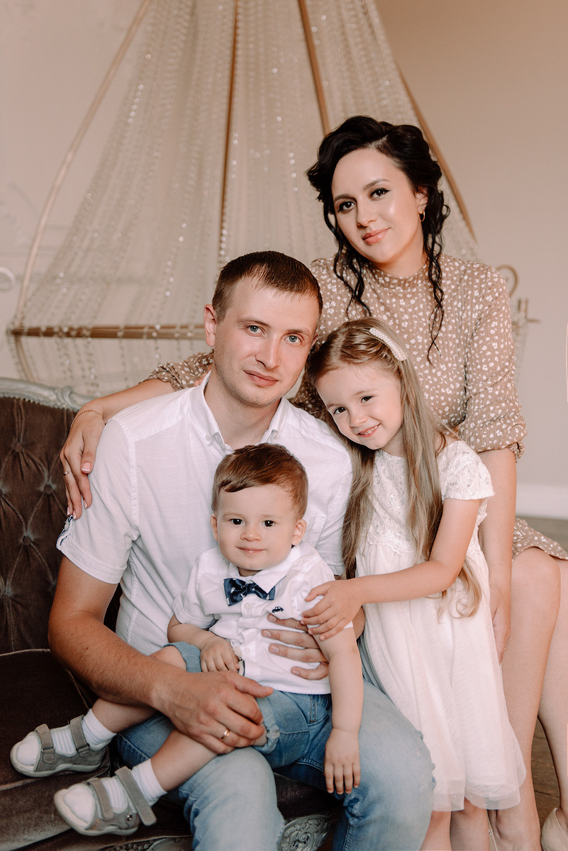 Диане 5, а Давиду 1. Семейный и свадебный фотограф в Рязани Лиза Голованова