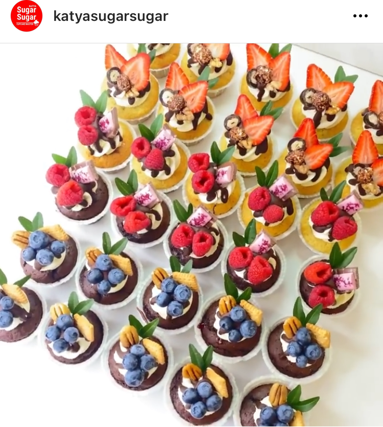 Капкейки фуршетные. Katyasugarsugar капкейки, зефир, торты Москва