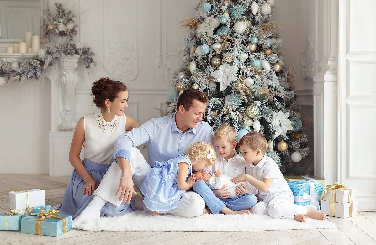 Новогодние образы для фотосессии в студии. Фотограф Свердловск