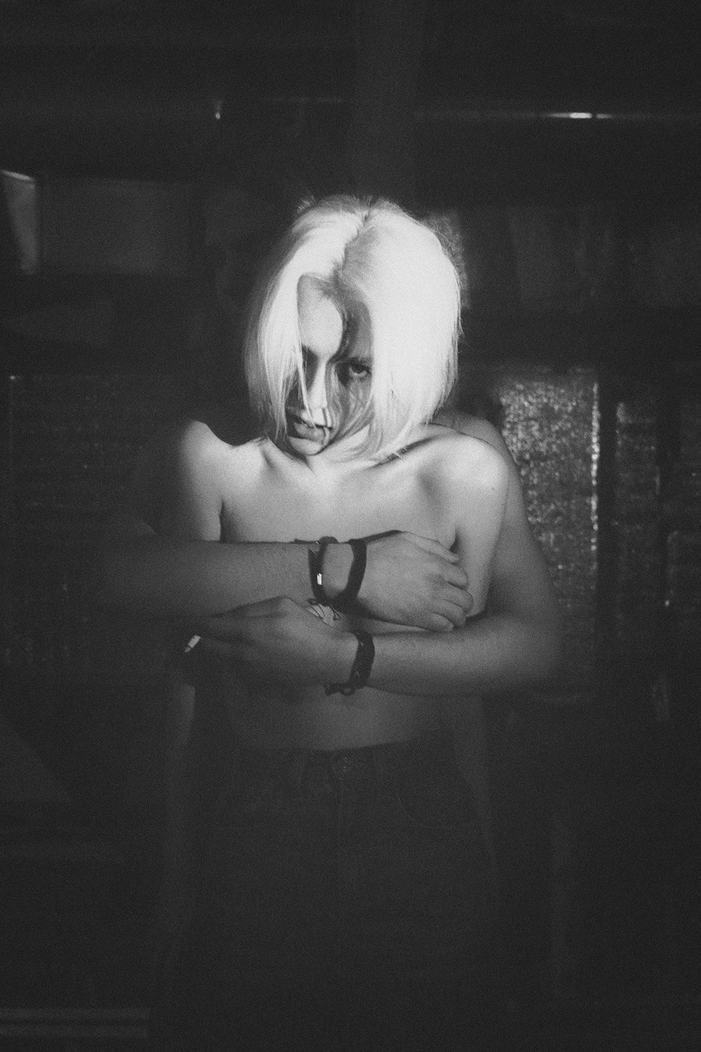 Together at night on the street. Nik Paustovskiy photography