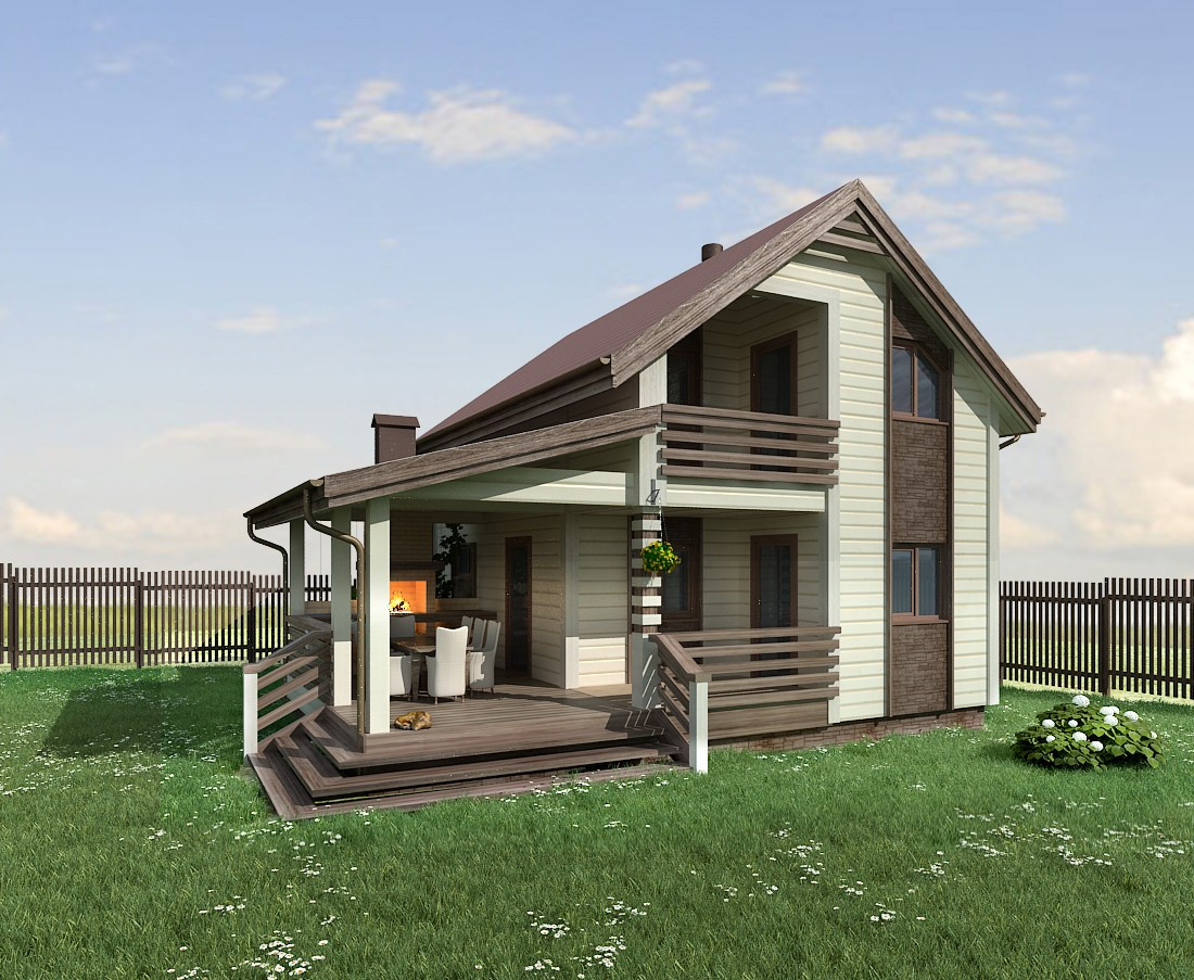 Дом в п. Ромашки. Дизайнер в Санкт-Петербурге Дмитрий Цыбулько