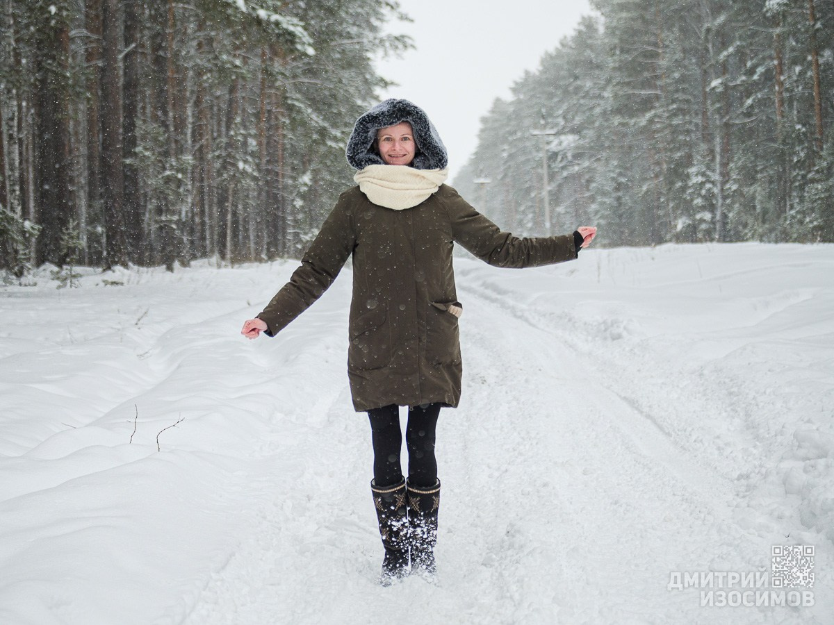 Съёмка в лесу