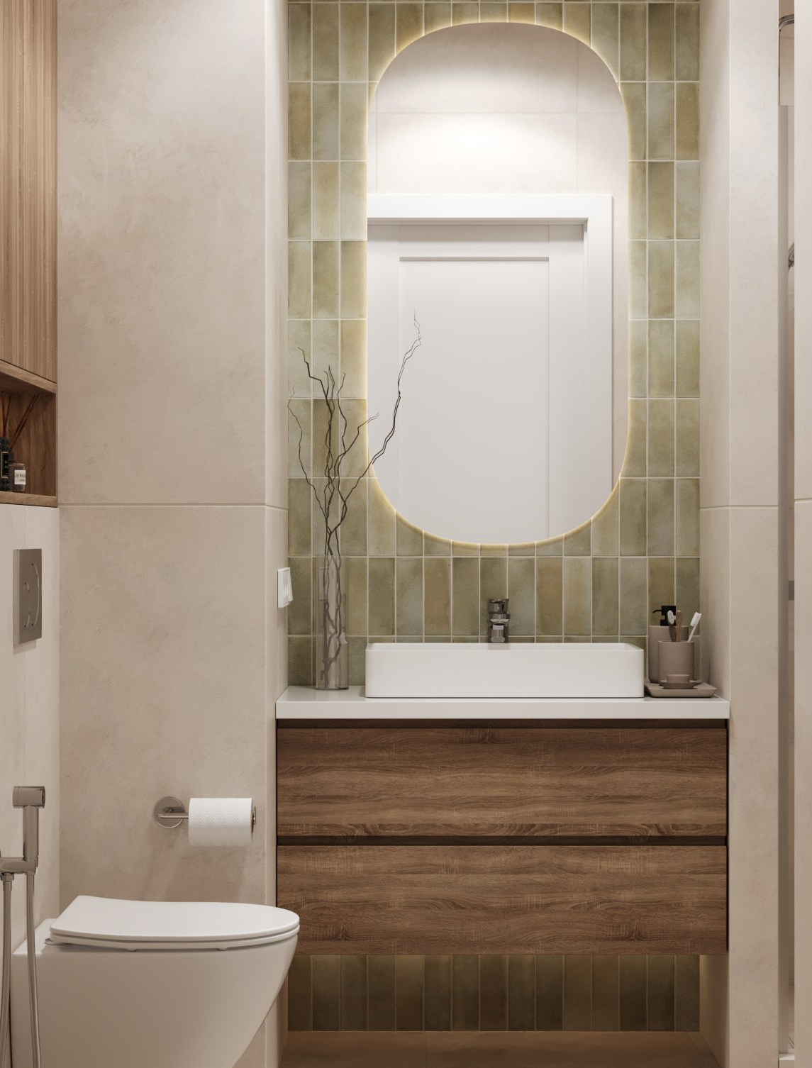 Визуализация квартиры ЖК Дзен-кварталы 70.2 m². Заказать 3d визуализацию интерьеров — Дарья Веденёва