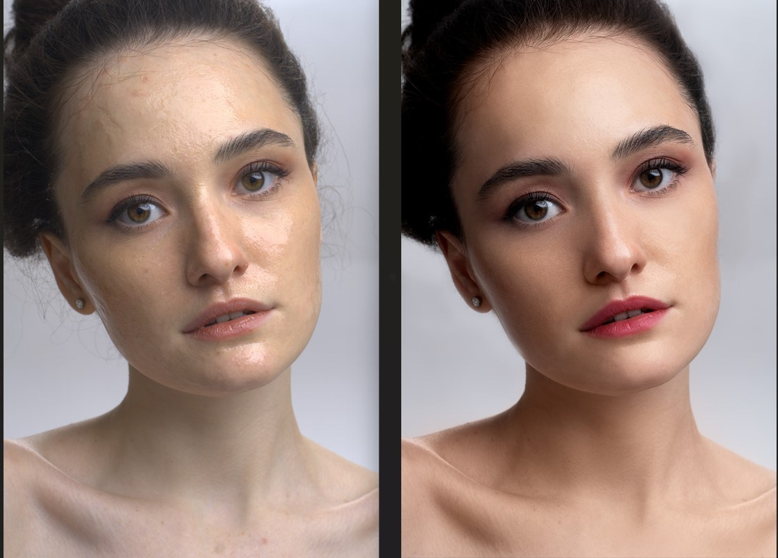 Ретуш (до и после). Фотограф Москва и Московская область Мария Кузьмина