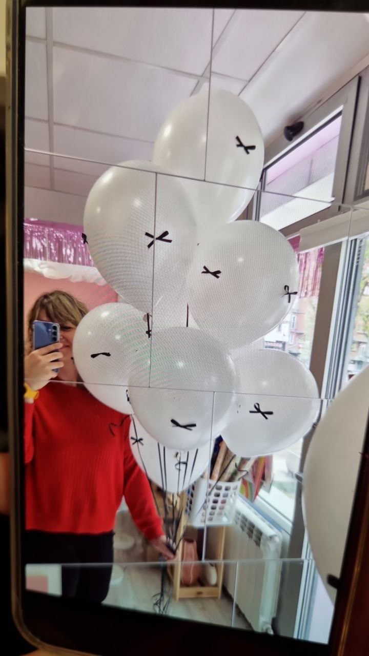 Bridal Shower. Balloons and decorations in Serbia. Delivery 24/7