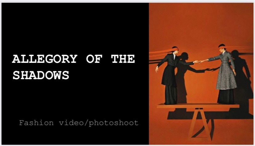 Fashion shoot “ALLEGORY OF THE SHADOWS”. Elizaveta Filchenko. Fashion-photographer and director