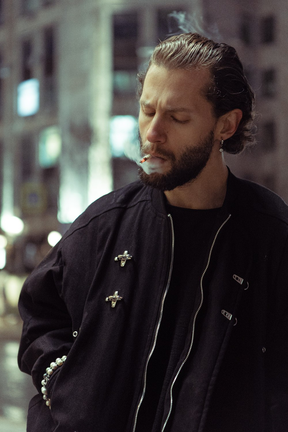 Мужская уличная фотосессия. Фотограф Москва арт- ню, портрет, fine art