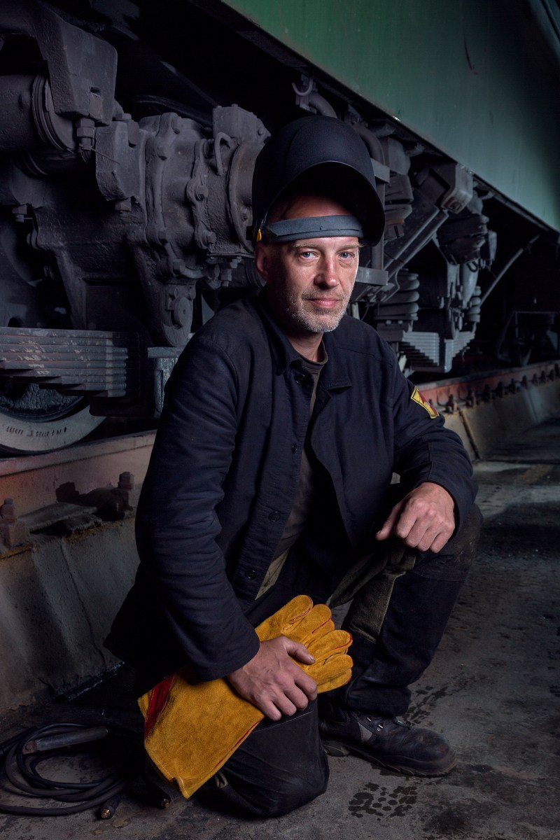 Ярославское локомотивное депо. Портретные фотографы в Москве — Анна и Алексей Бородины