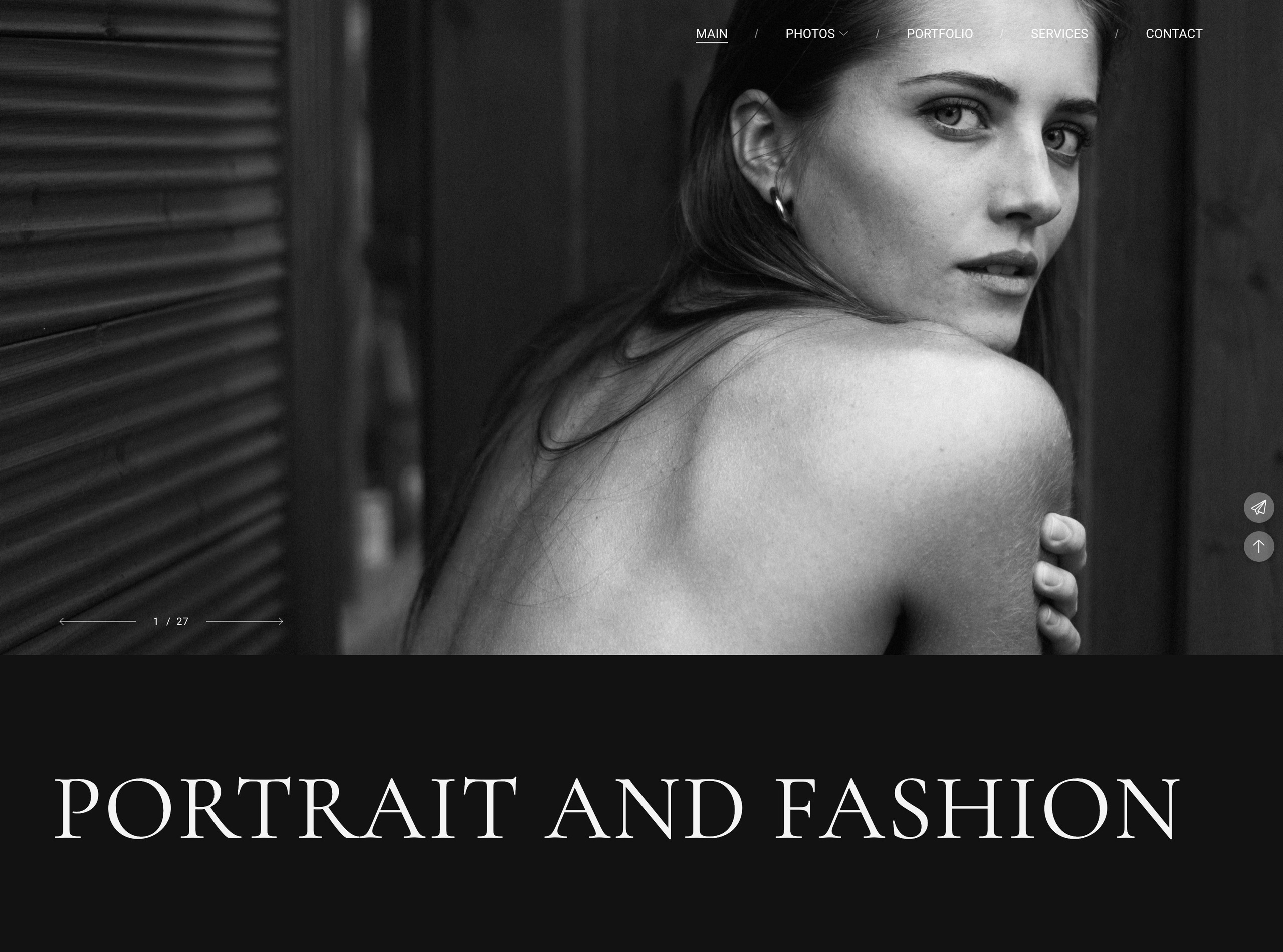 Примеры сайтов фотографов на платформе Wfolio